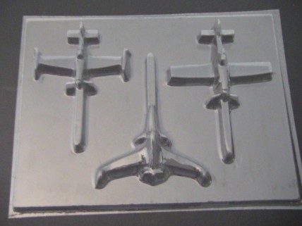 474sp Planes Sandy Chocolate Candy Lollipop Mold